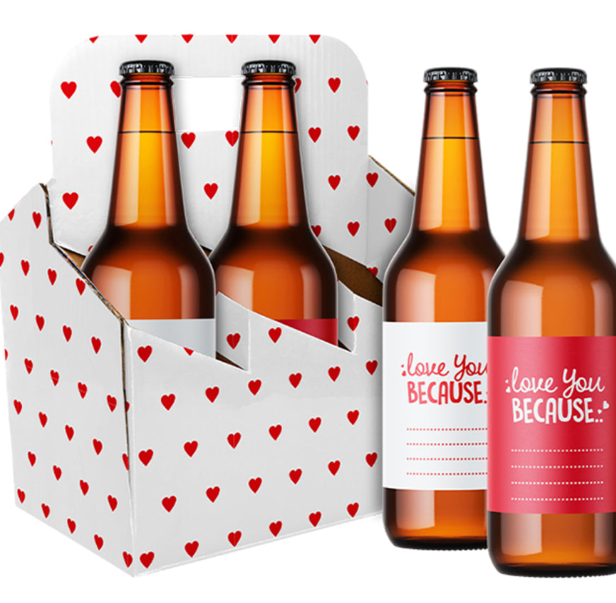 Valentines beer carrier