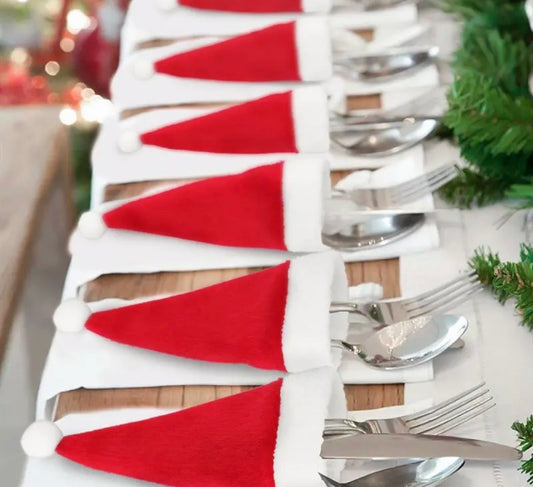 CHRISTMAS HAT TABLE DECORATION