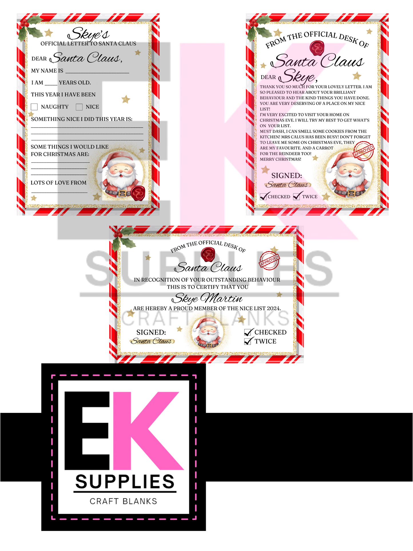 DIGITAL DOWNLOAD - CHRISTMAS STATIONERY