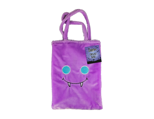 Fluffy character Halloween treat bag