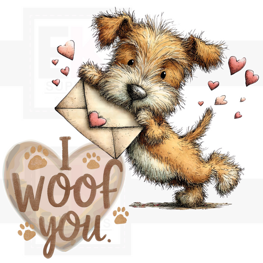 DIGITAL DOWNLOAD DESIGN - WOOF YOU