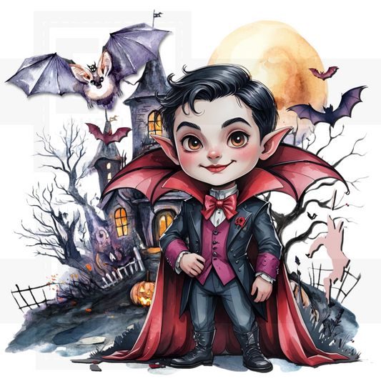 DIGITAL DOWNLOAD - HALLOWEEN VAMPIRE BOY