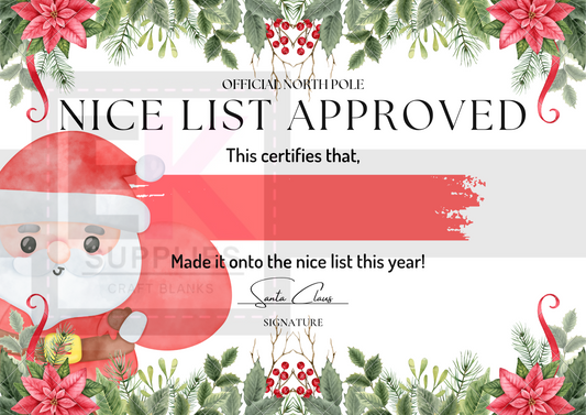 DIGITAL DOWNLOAD - NICE LIST