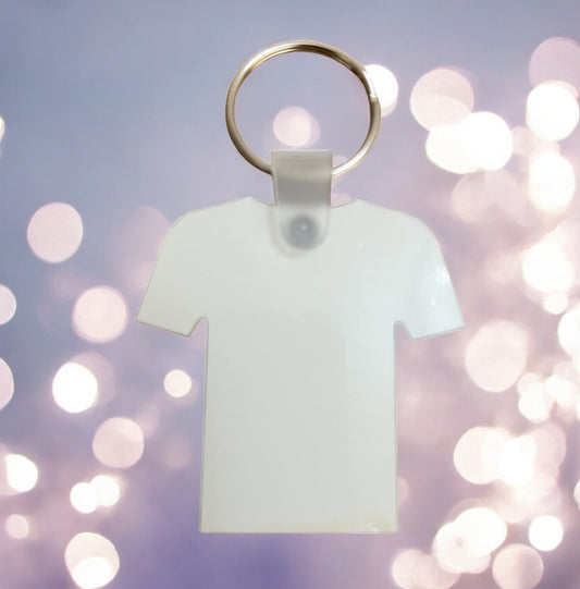 DOUBLE SIDED SUBLIMATION T-SHIRT KEYRING