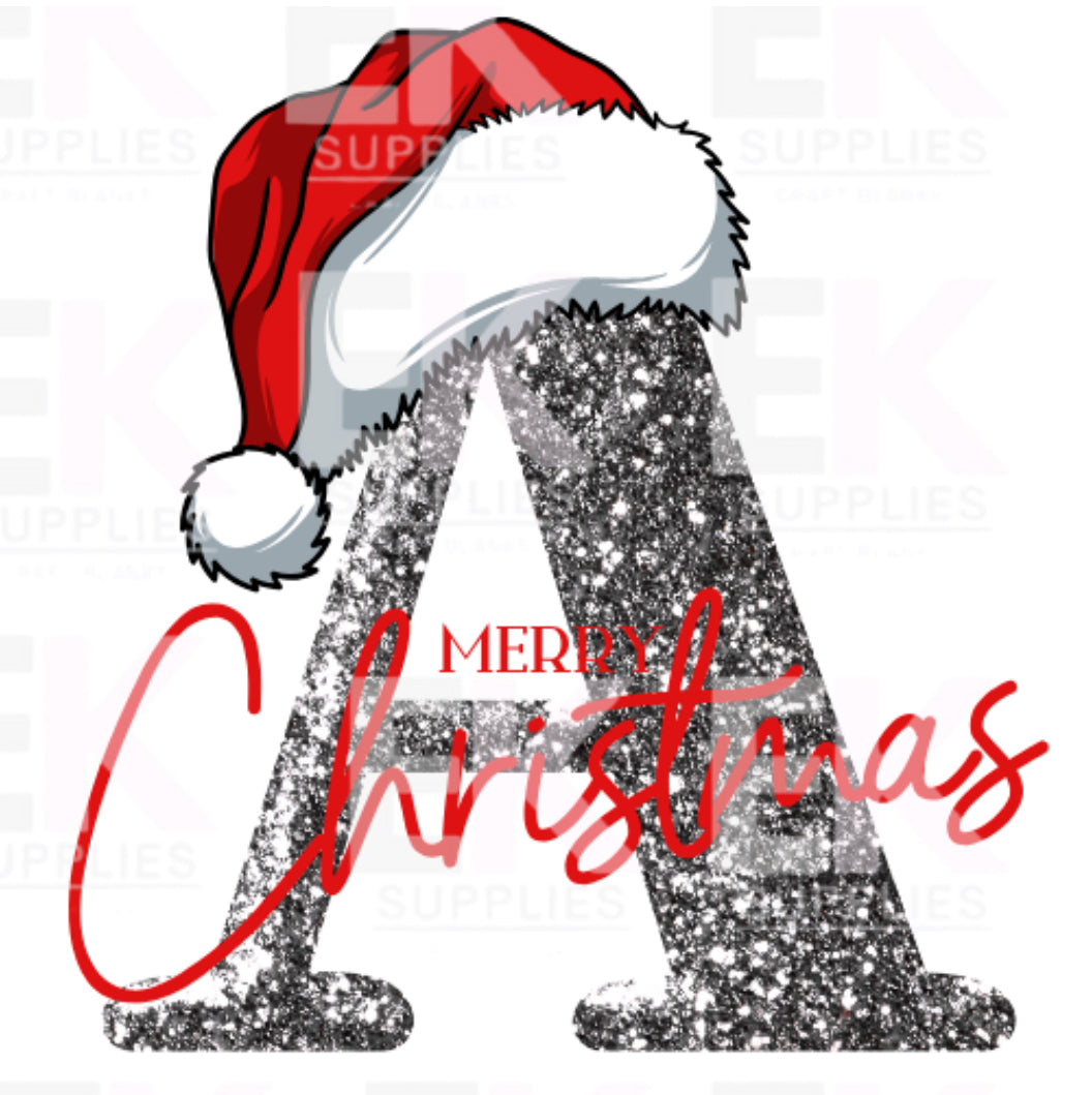 DIGITAL DOWNLOAD - GLITTER MONOGRAM A-Z (sb)