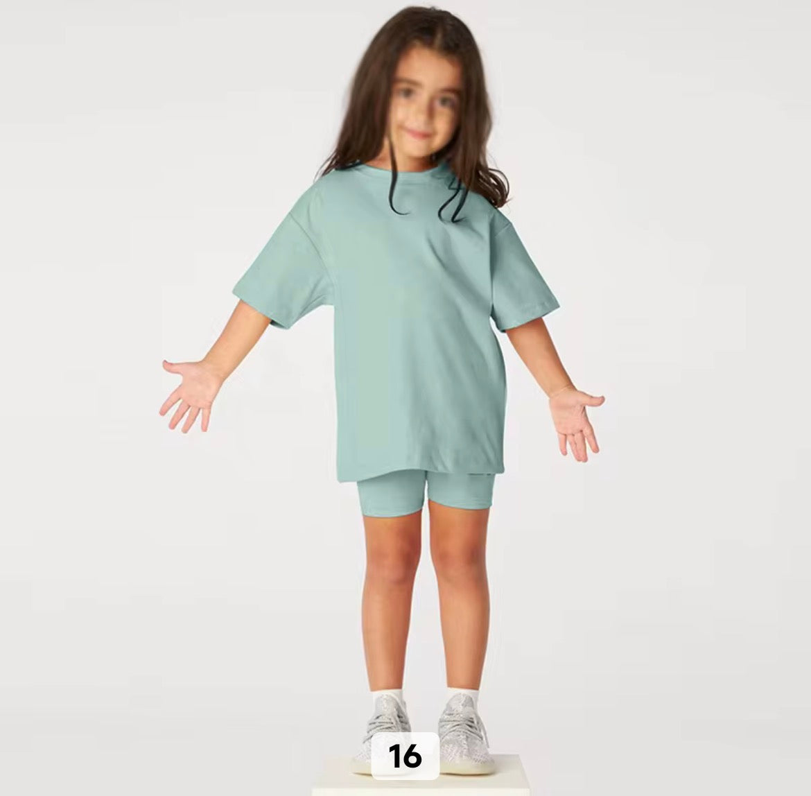 KIDS TALES GIRLS CYCLING SHORT SETS