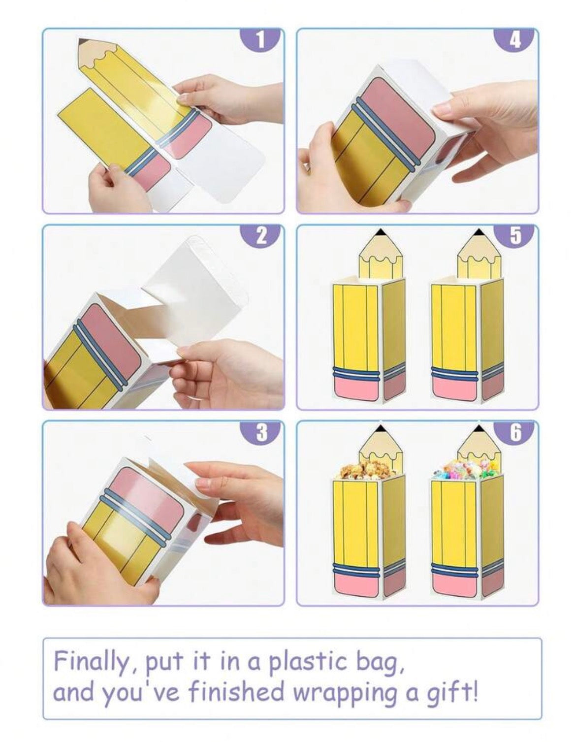 PENCIL SHAPED GIFT BOX