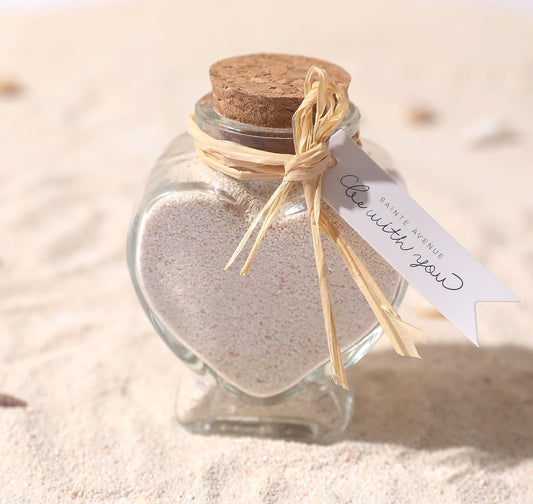 HEART SHAPE GLASS BOTTLE