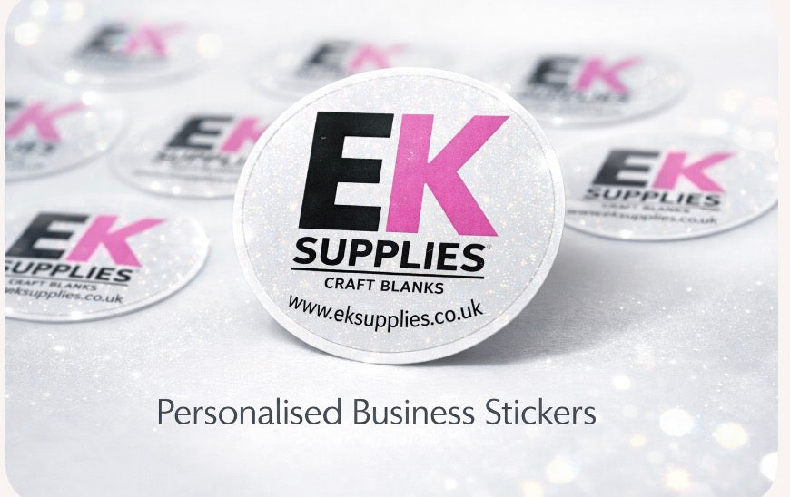 Circle Business Logo High Quality Water Resistant stickers