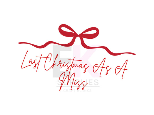 DIGITAL DOWNLOAD - as a miss