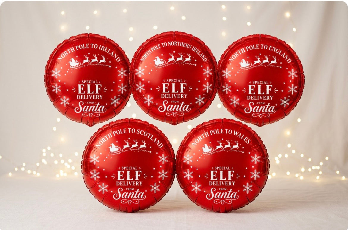 18” North Pole to … special delivery foil balloon