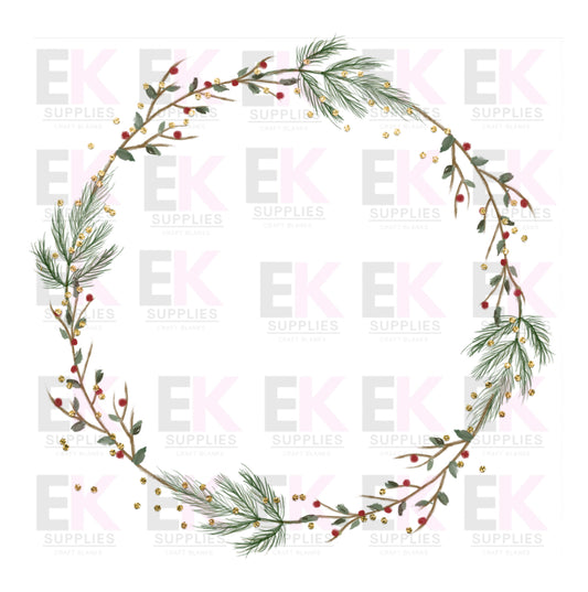 DIGITAL WREATH MISTLETOE