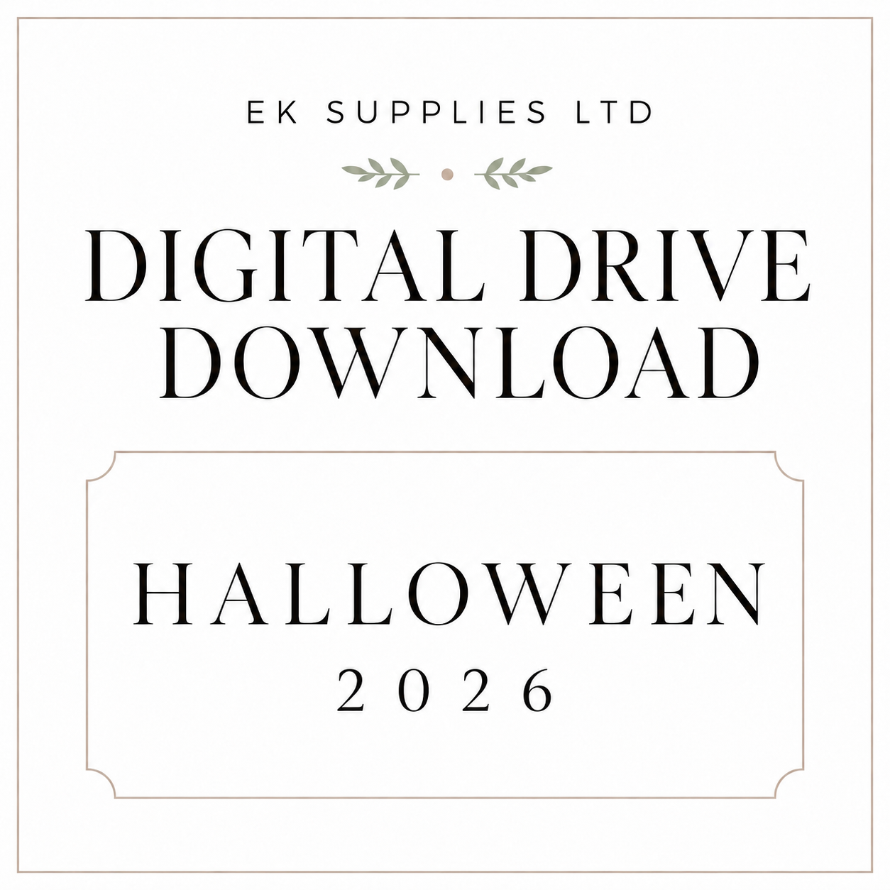 Digital Drive Download - The Halloween Collection 2026
