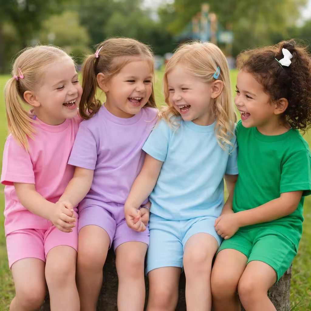 KIDS TALES GIRLS CYCLING SHORT SETS