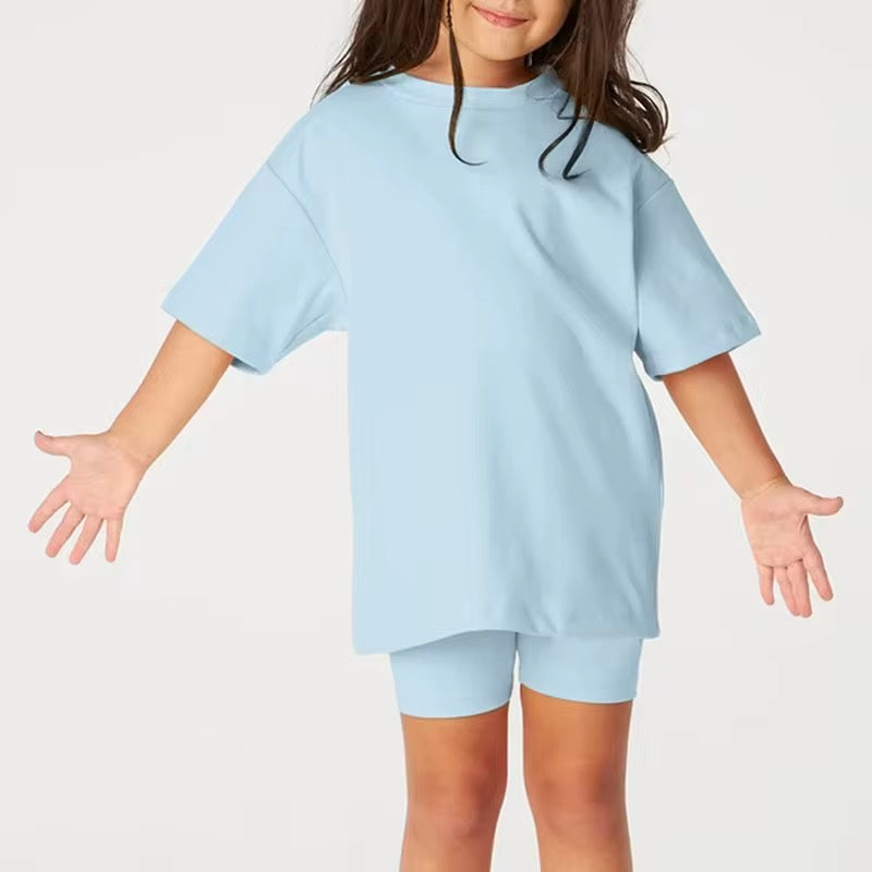 KIDS TALES GIRLS CYCLING SHORT SETS