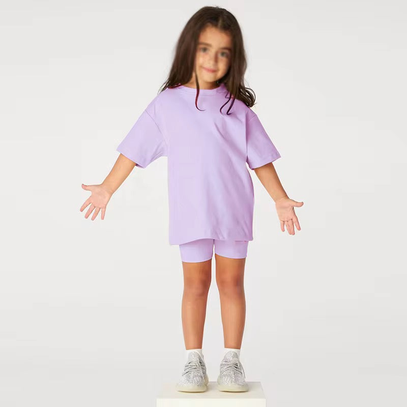 KIDS TALES GIRLS CYCLING SHORT SETS