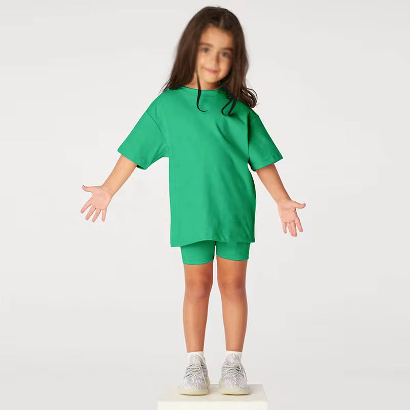 KIDS TALES GIRLS CYCLING SHORT SETS