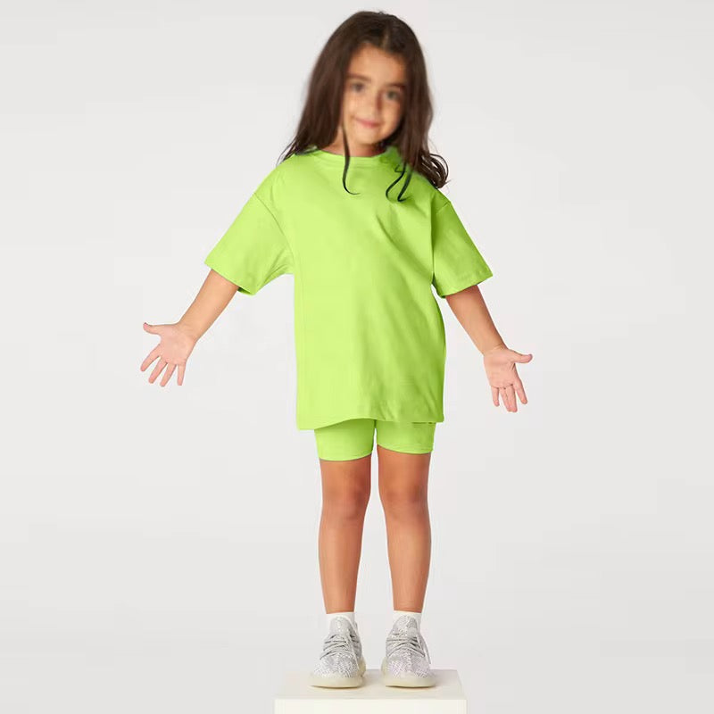 KIDS TALES GIRLS CYCLING SHORT SETS