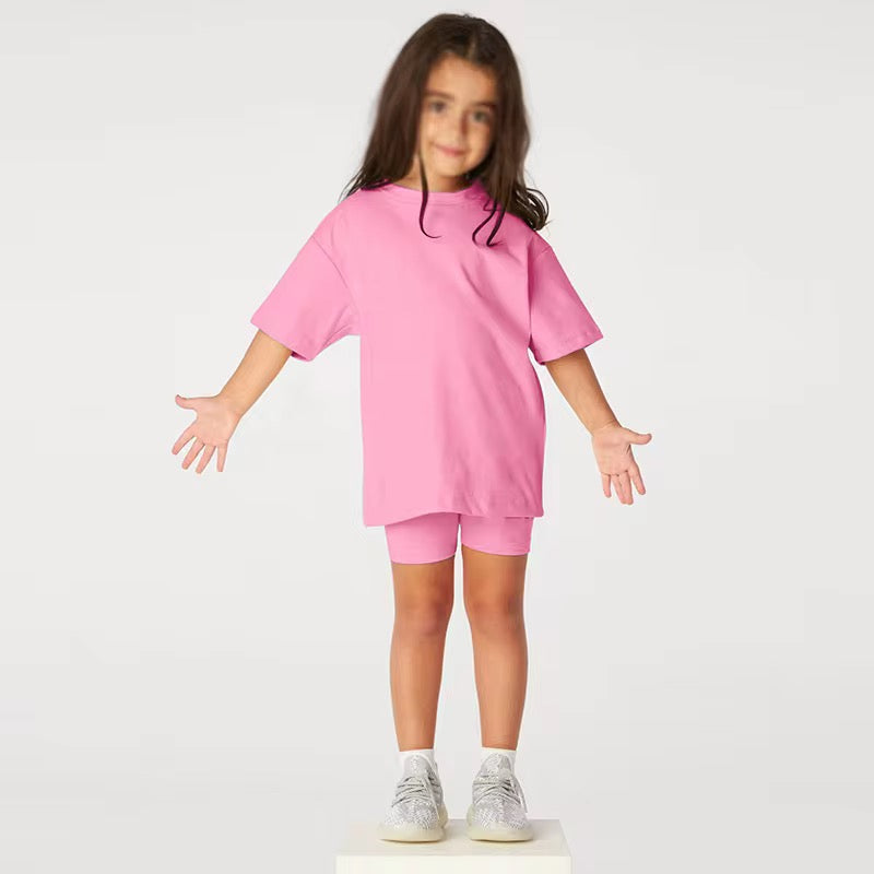 KIDS TALES GIRLS CYCLING SHORT SETS