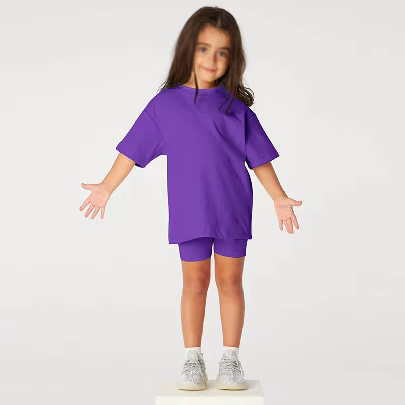 KIDS TALES GIRLS CYCLING SHORT SETS
