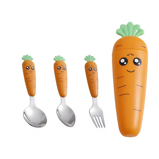 CARROT CUTLERY SET