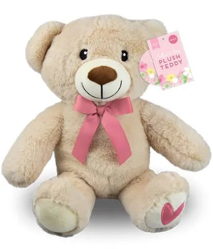 TEDDY WITH PINK RIBBON