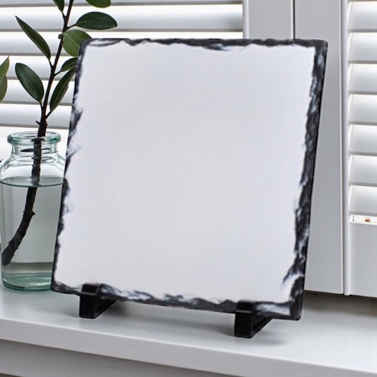 15x15cm photo rock slate