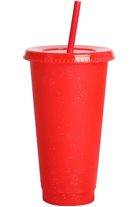 24oz GLITTER COLD CUP TUMBLER