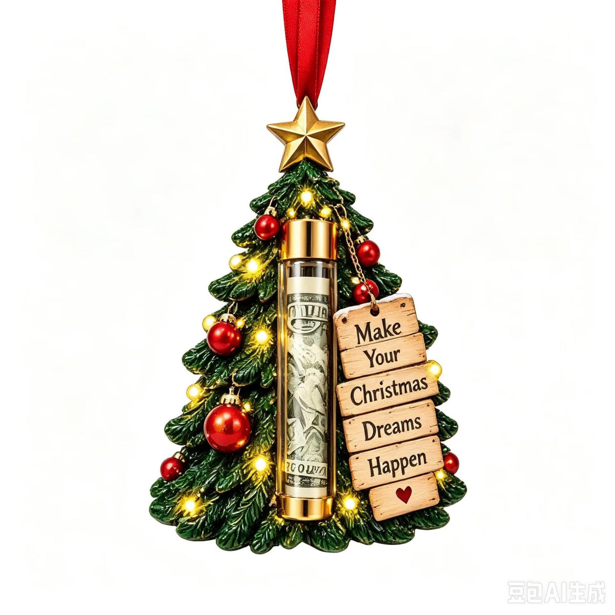 ⭐ pre order due start Nov ⭐ Acrylic Christmas money holder