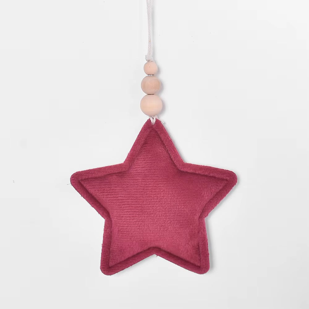 ⭐ Pre order due mid November ⭐ VELVET STAR DECORATION