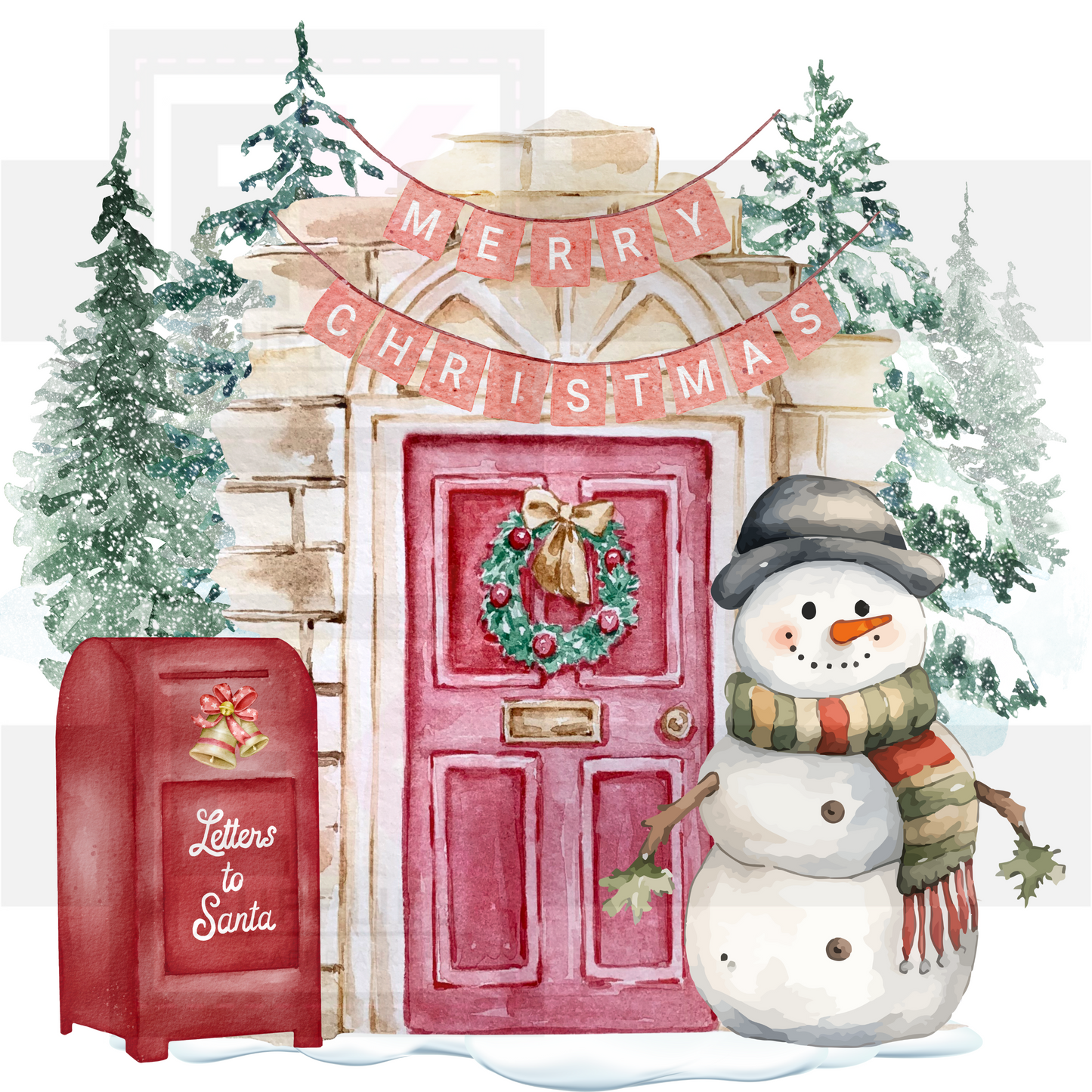 DIGITAL DOWNLOAD - CHRISTMAS DOOR