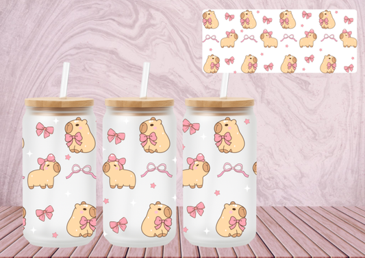 16OZCOLD CUP WRAP (7) KAPYBARA