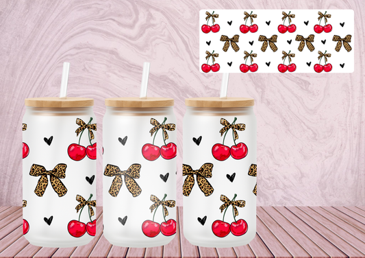 16OZ WRAPS CHERRY LEOPARD PRINT