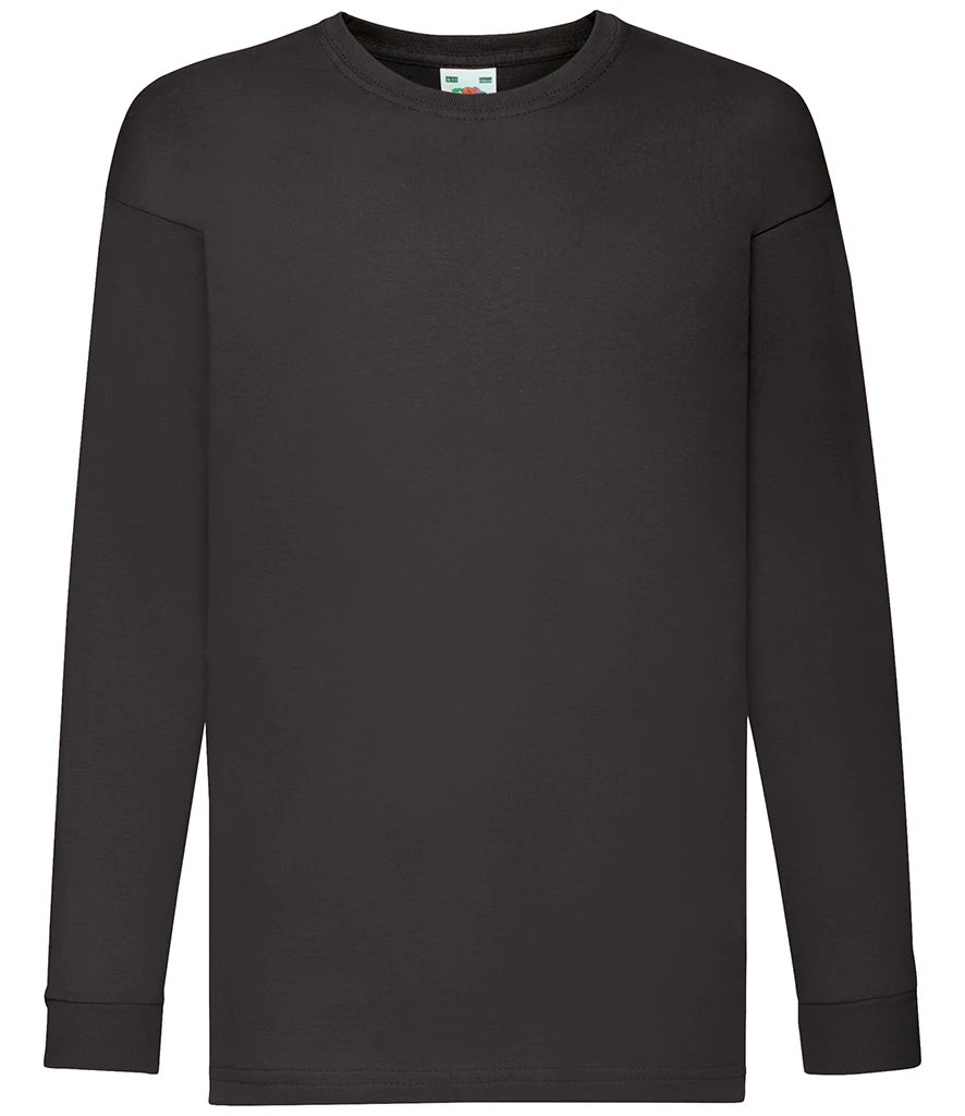 FRUIT OF THE LOOM KIDS LONG SLEEVE TSHIRT