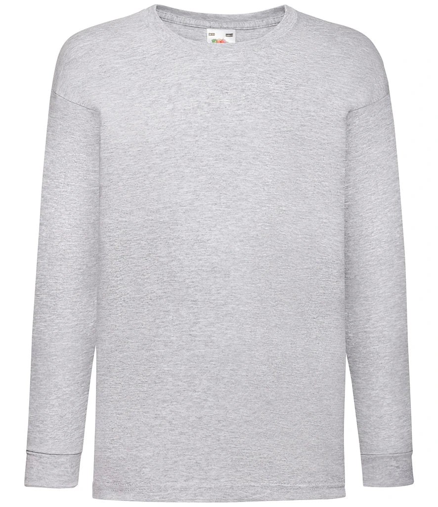 FRUIT OF THE LOOM KIDS LONG SLEEVE TSHIRT