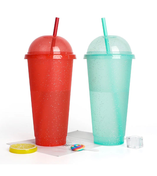 24oz GLITTER DOME CUP