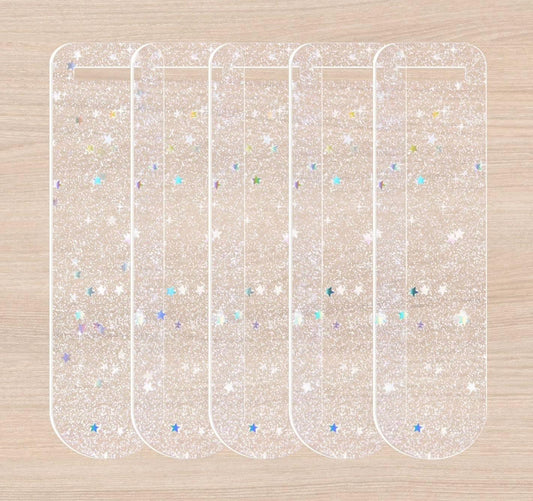 ACRYLIC SPARKLE BOOKMARK