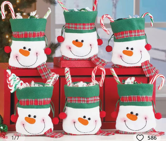 SNOWMAN CANDY BAG