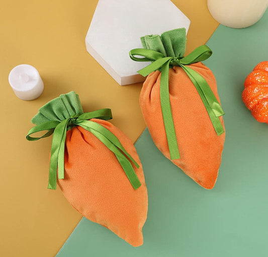 ORIGINAL EASTER VELVET CARROT BAGS