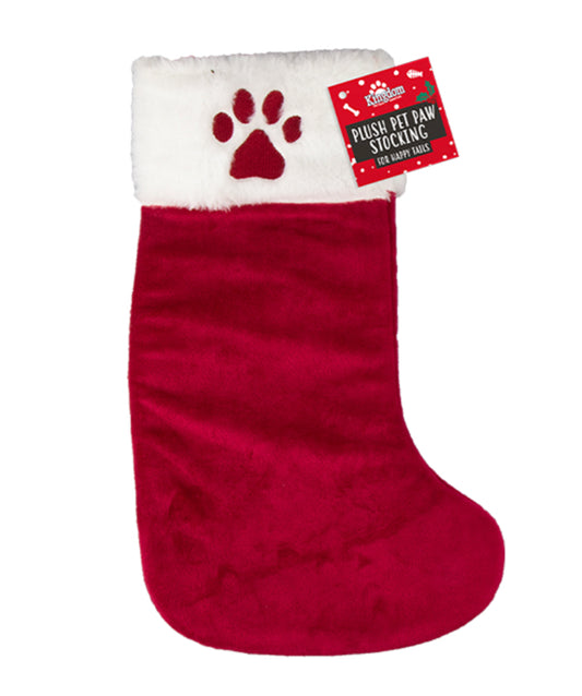 Plush pet stockings