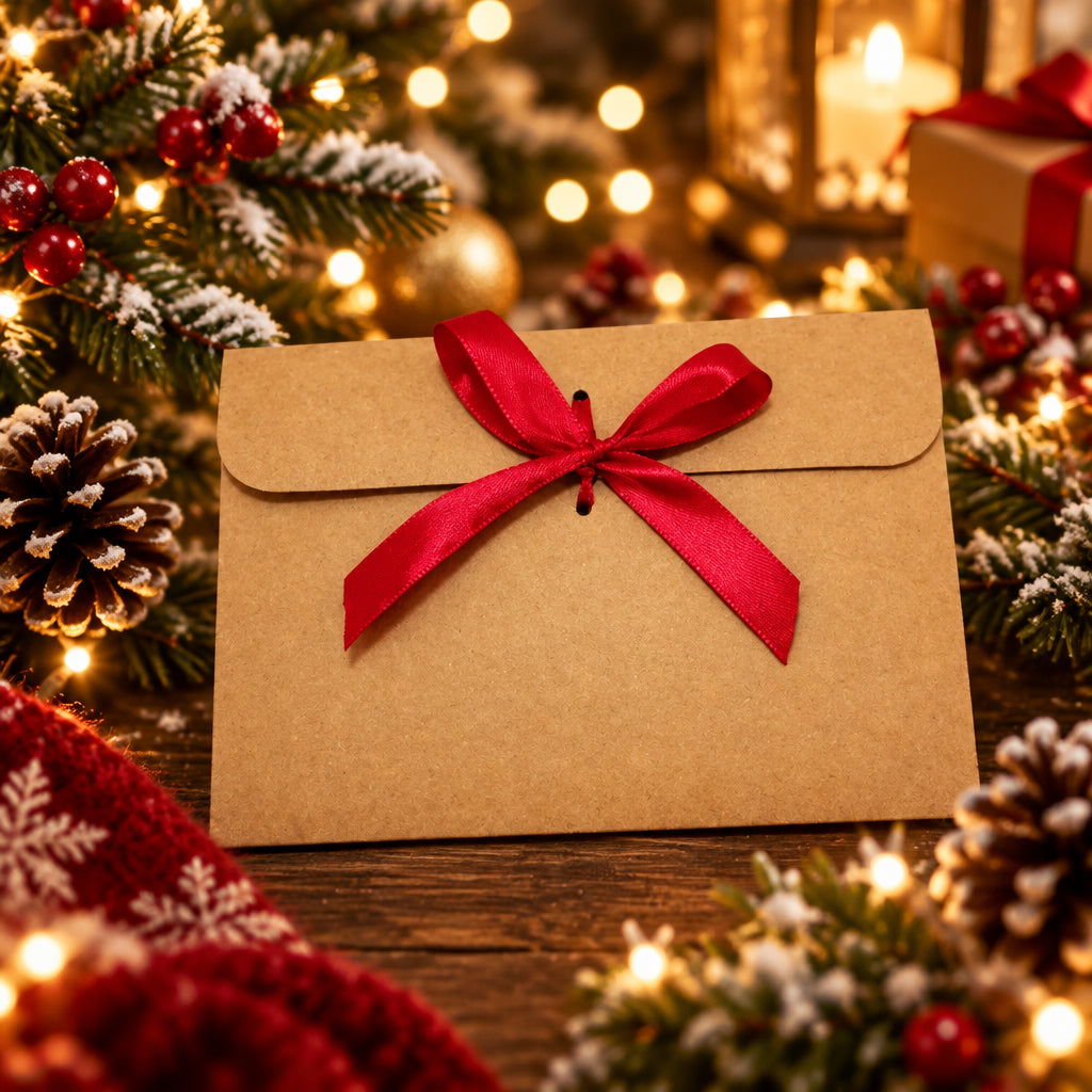 Red Ribbon Envelope